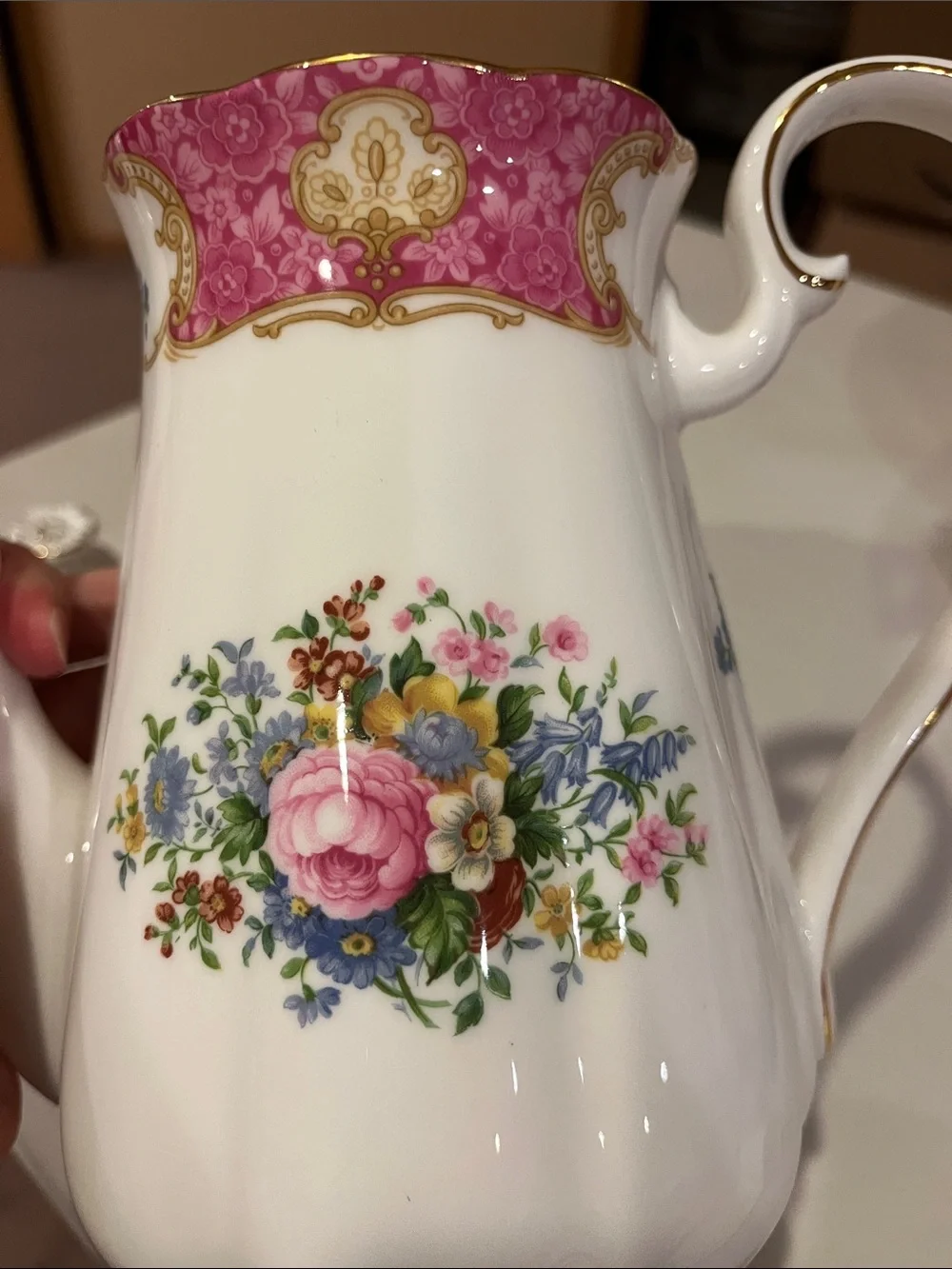 Royal Albert Lady Carlyle Porcelain Coffee Pot